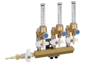 Rampes basse pression pour rotamètres de canalisation