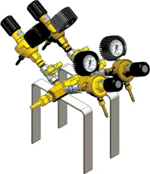 Distribution sur pieds de seconde détente